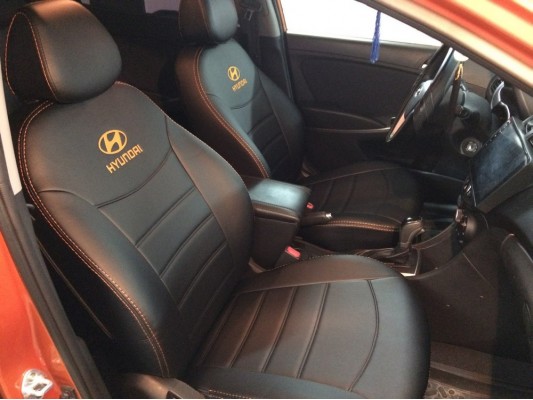 Авточехлы на Hyundai Solaris