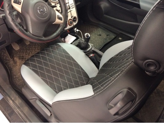 Авточехлы на Opel Corsa 3D Авточехлы на Opel Corsa 3D