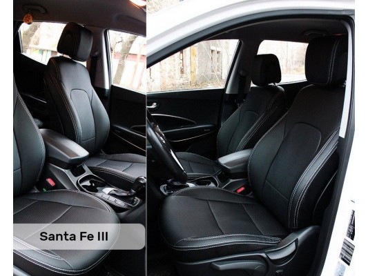 Каркасные авточехлы на Hyundai Santa Fe 3