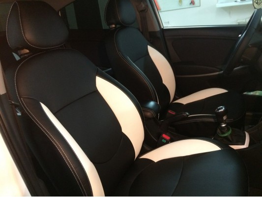 Каркасные авточехлы на Hyundai Solaris