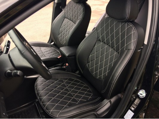 Каркасные авточехлы на Hyundai Solaris