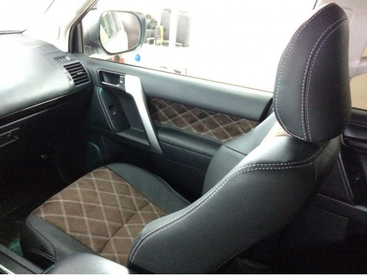 Каркасные авточехлы на Toyota Land Cruiser Prado 150